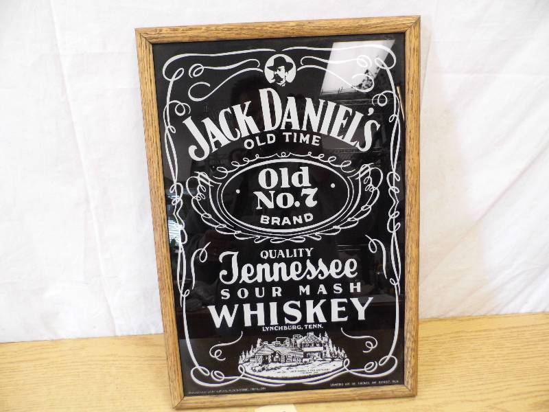 Jack Daniels Glass Sign