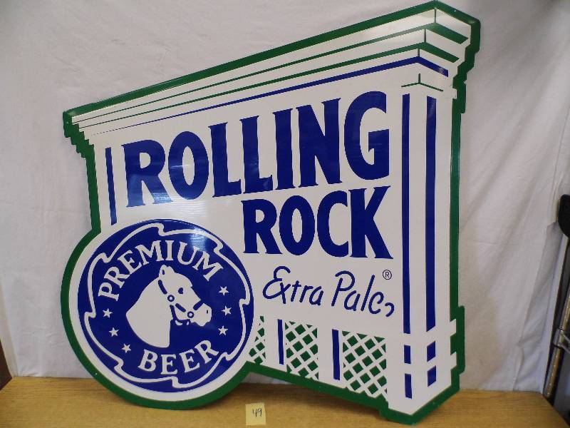 Rolling Rock Metal Sign