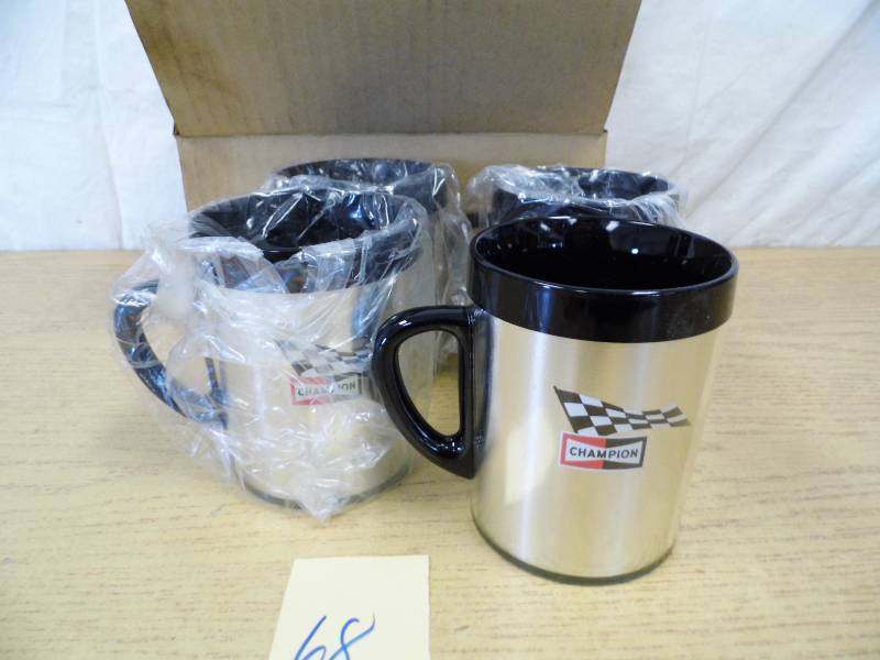 Lot of 4 NewOld Stock Champion Mugs