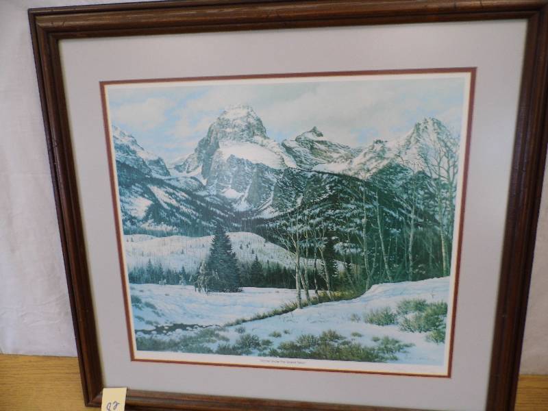 Winter Under the Grand Teton Picture