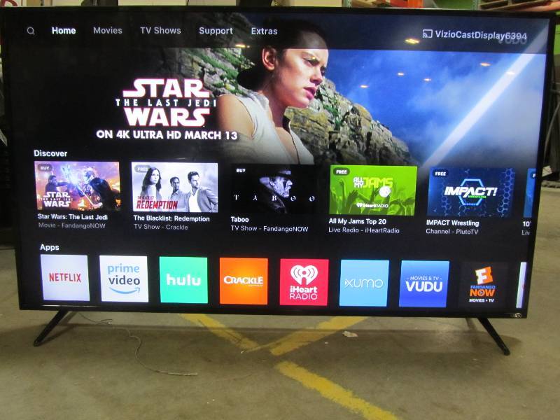 lot 1 image: VIZIO E-Series 65 in. LED 4k 120Hz Ultra HD