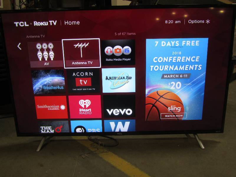 lot 2 image: TCL TCL - 55 Class (54.6 Diag.) - LED - 2160p - Smart - 4K Ultra HD TV Roku TV
