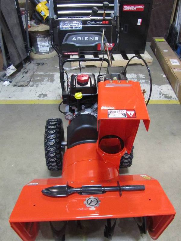lot 13 image: Ariens  Deluxe 28 in. 2-Stage Electric Start Gas Snow Blower with Auto-Turn Steering