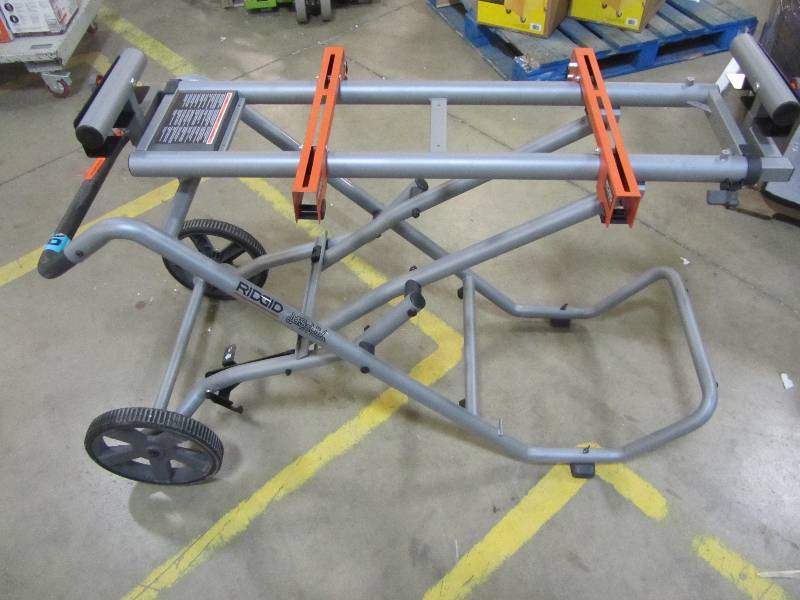 lot 24 image: RIDGID Mobile Miter Saw Stand