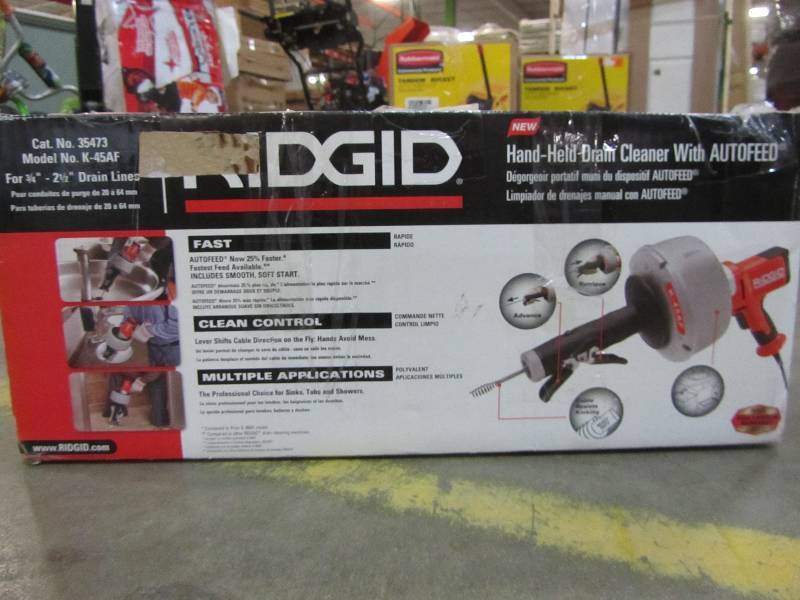 lot 31 image: RIDGID K45 Auto-Feed Drain Gun