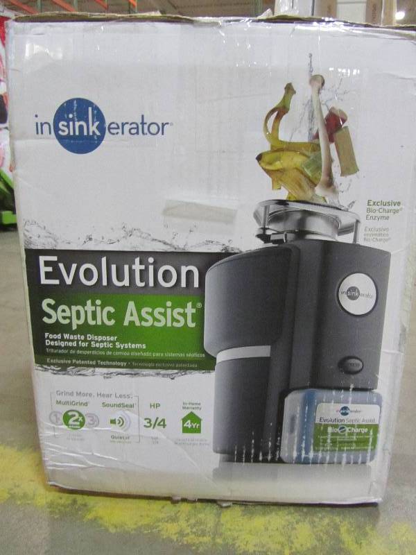 lot 41 image: InSinkErator Evolution Septic Assist 34 HP Continuous Feed Garbage Disposal
