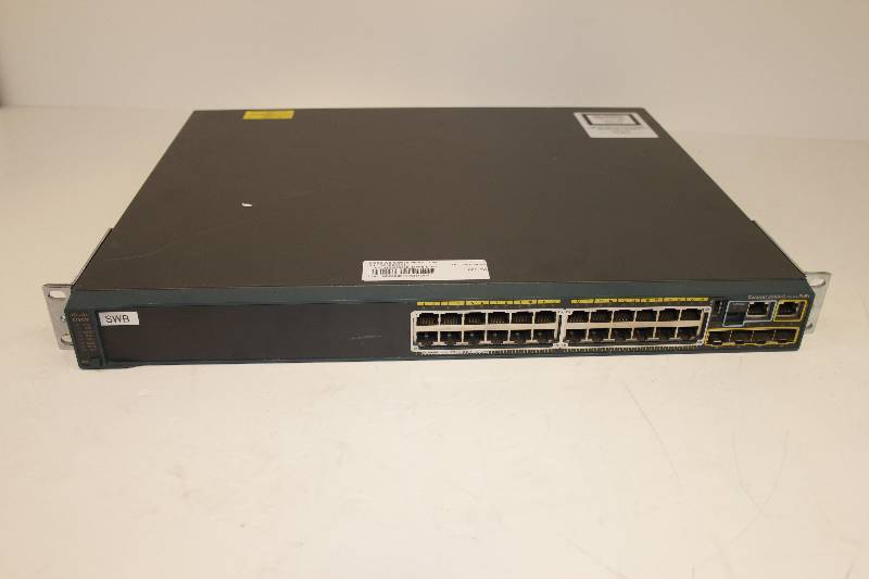 lot 24 image: Cysco 2960-S with POE 24 port system