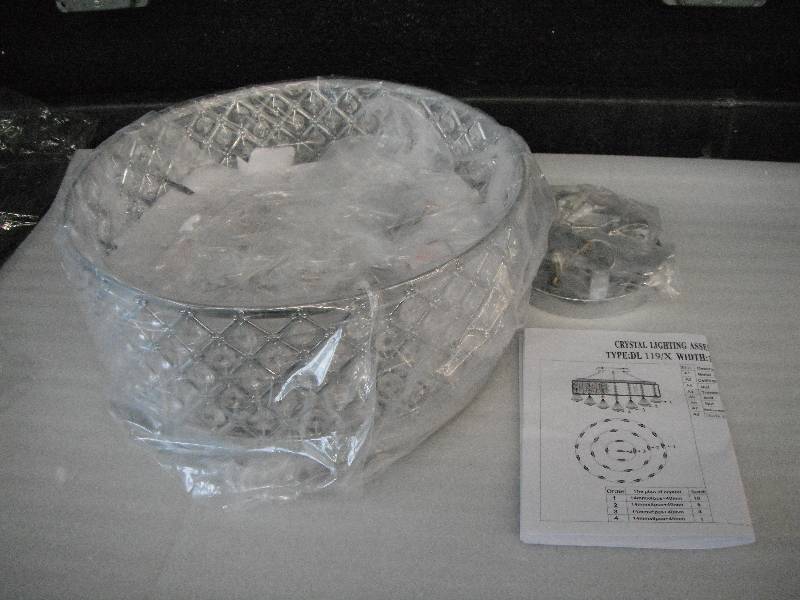 Crystal Light Fixture