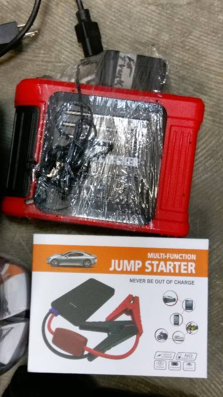FOR PARTS AS-IS Lot of Car Jump Starters, Surge Protectors, and other Electronics