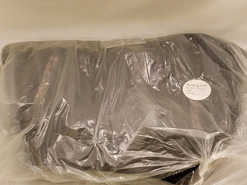 BURKS BAY WOOL AND LEATHER JACKET SMALL