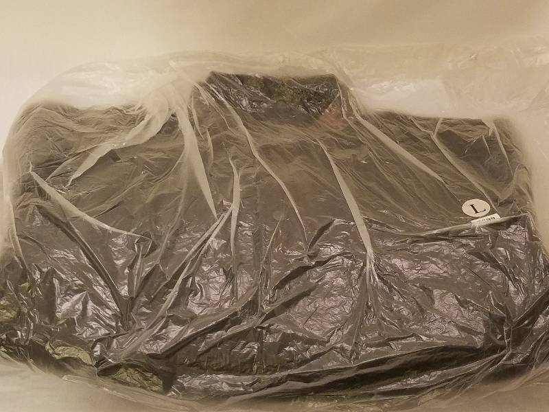 BURKS BAY WOOL AND LEATHER JACKET LARGE