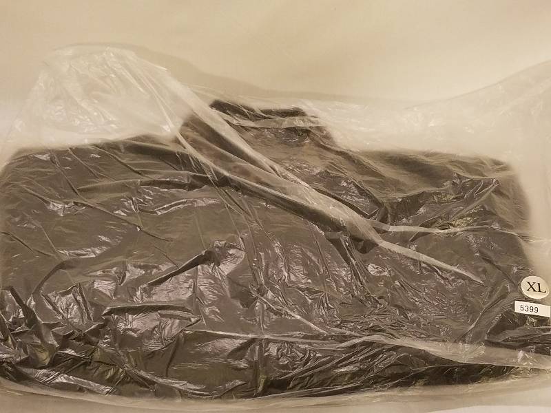 BURKS BAY WOOL AND LEATHER JACKET X-LARGE