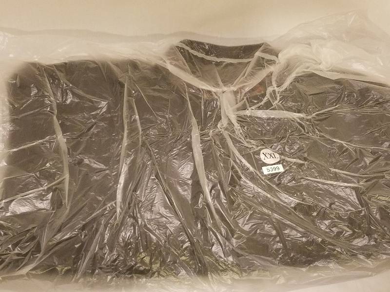 BURKS BAY WOOL AND LEATHER JACKET 2X-LARGE