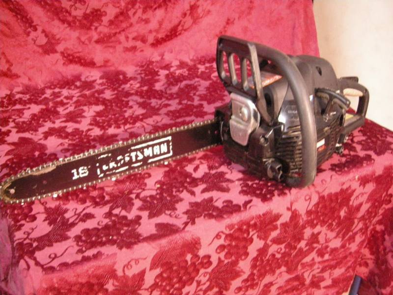 lot 17 image: Craftsman Gas Chainsaw