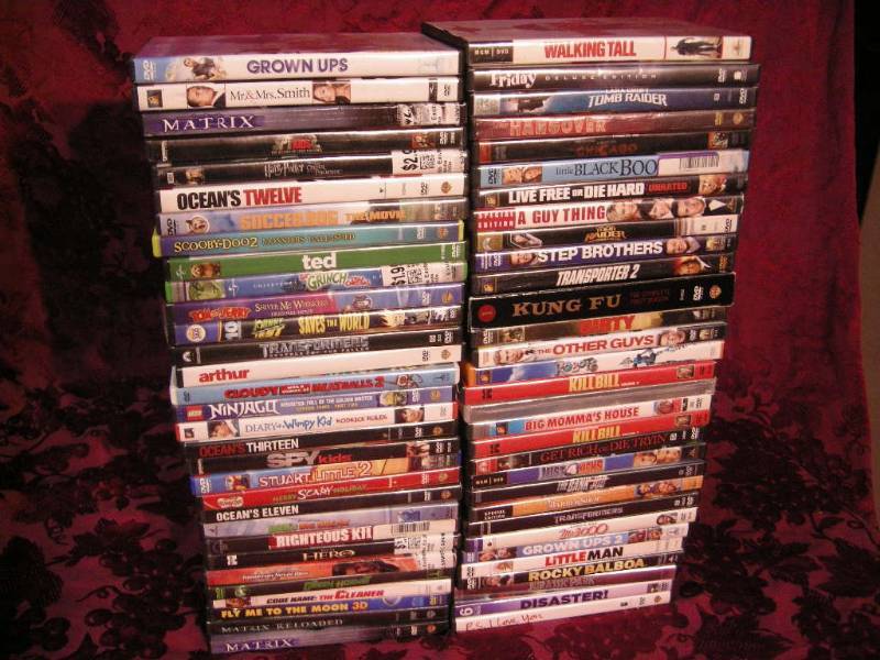 lot 28 image: Over 60 DVDs