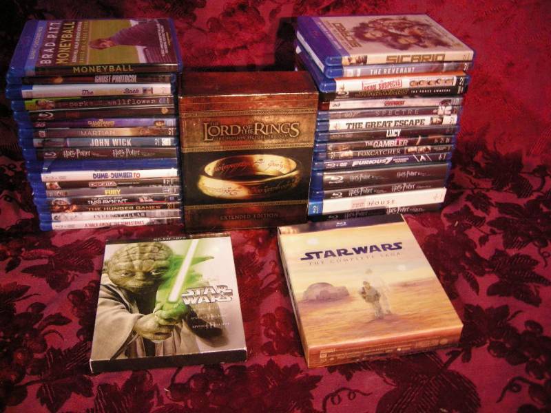 lot 30 image: Many Blu-Ray Movies