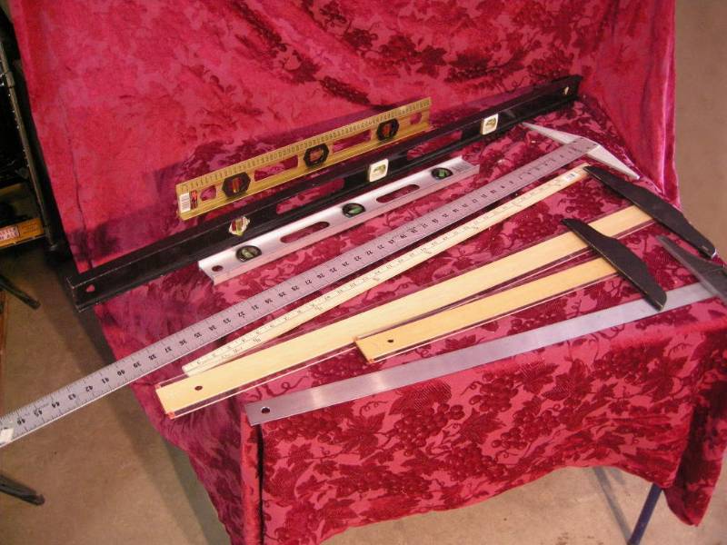 lot 43 image: Levels and Straight Edges