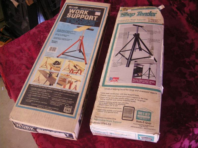 lot 53 image: 2 Adjustable Work Supports