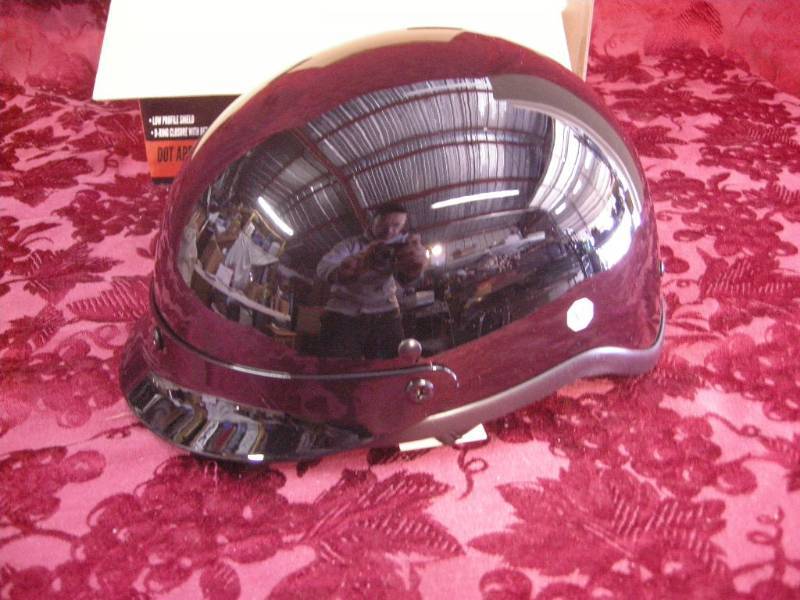 lot 76 image: Half Motorcycle Helmet