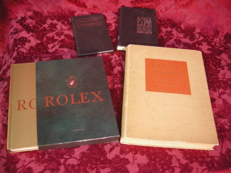 lot 100 image: Rolex, Beatles, Litho Media Books