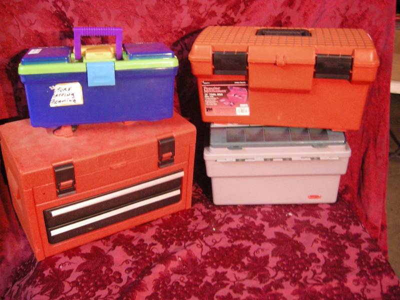 lot 118 image: Misc Tool Boxes