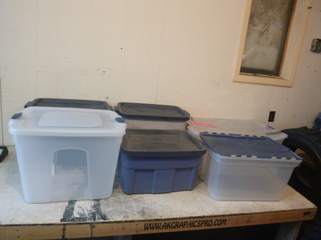 6 Totes with Lids