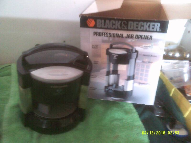BLACK N DECKER JAR OPENER