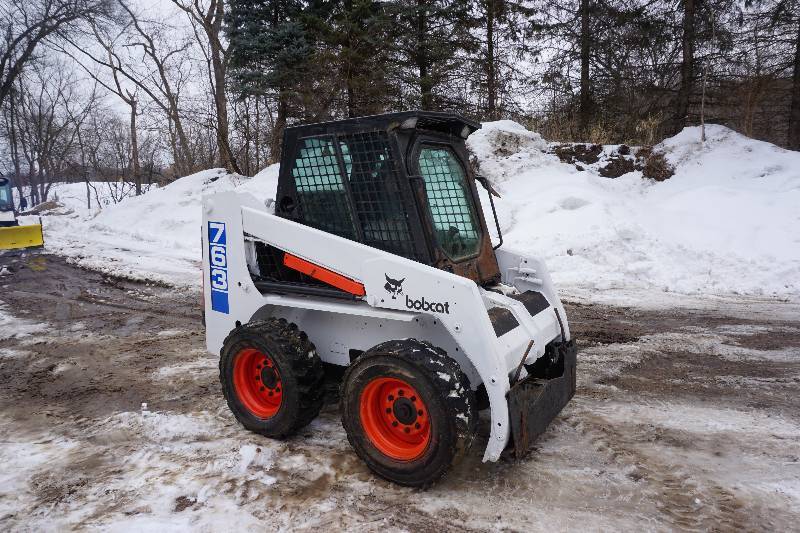 Late 1990s Model Bobcat 763 Skid Loader Skid Steer