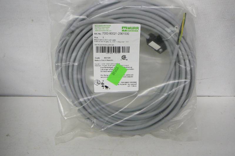 lot 45 image: Murr Cable #7000-80021-2361500 4 Count