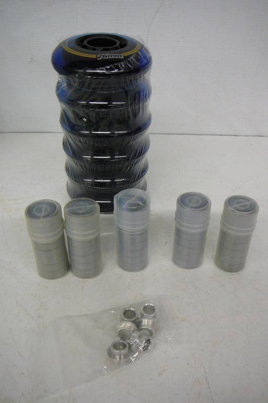 lot 58 image: Zero Drag Fitness 76mm Wheels Bearings