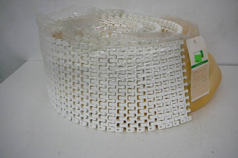 lot 69 image: Belt M2540 Radius Flush Grid Acetal White 10 Long x 9.9 wide