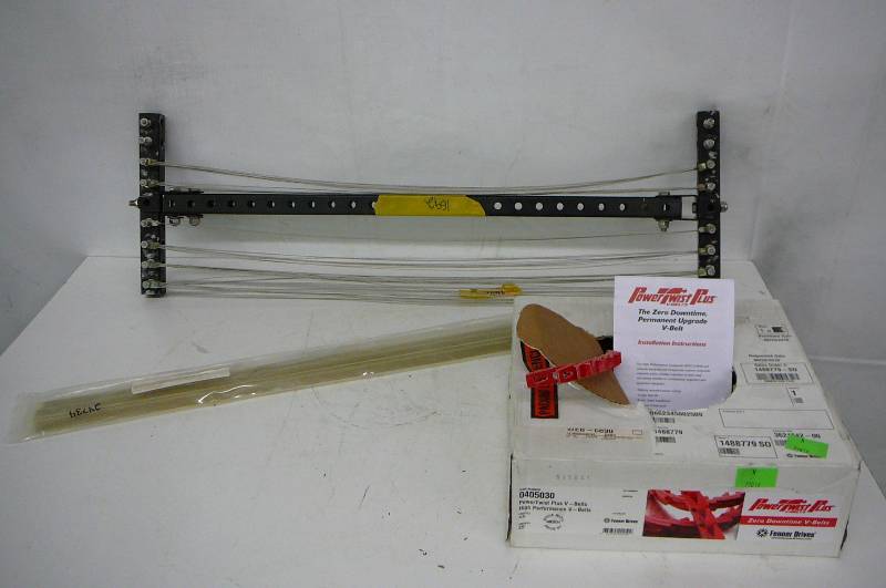 lot 73 image: Parts Power twist Plus V Belts #0405030 20 Punch & Plastics QT20