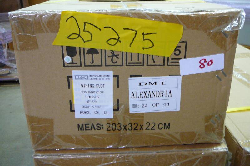 lot 80 image: Wiring Duct RCCN Item 25275 RCCN HVDR150100F 52