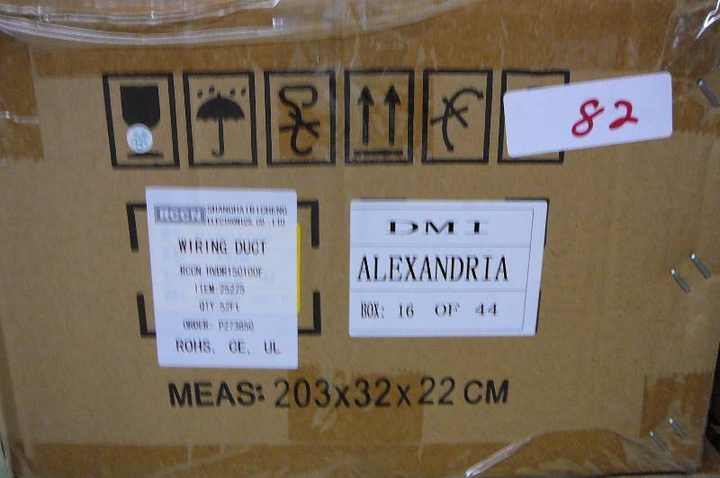 lot 82 image: Wiring Duct RCCN Item 25275 RCCN HVDR150100F 52