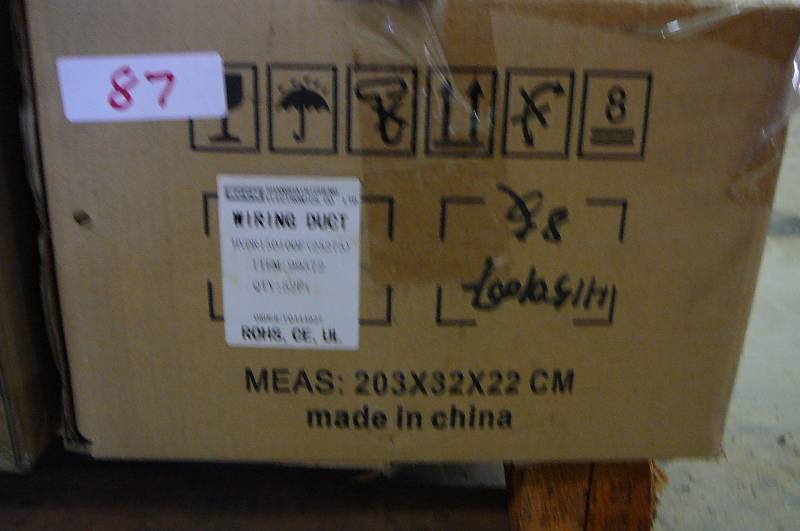 lot 87 image: Wiring Duct RCCN Item 25275 RCCN HVDR150100F 52