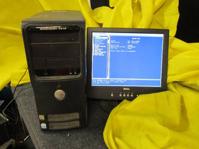 lot 173 image: Dell Dimension E310 computer no har...