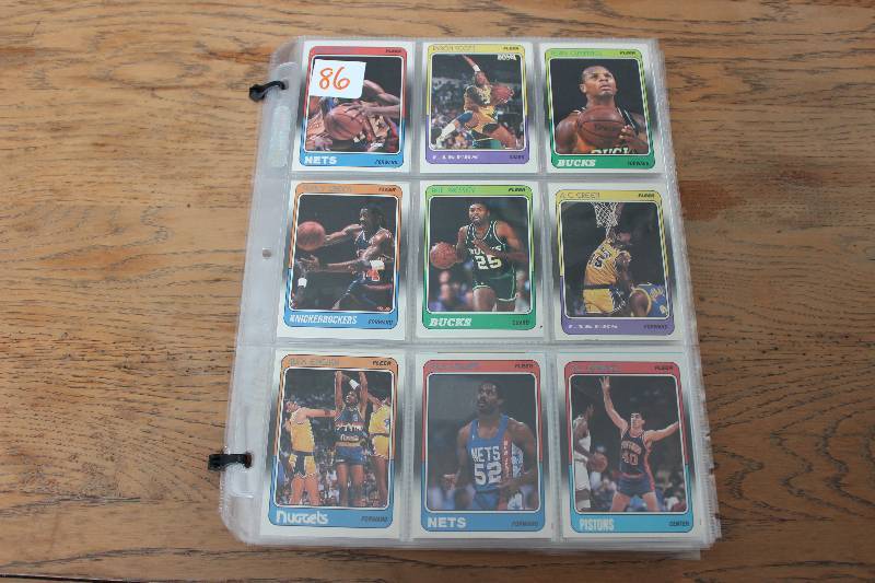 lot 86 image: 1988-89 Fleer Basketball Cards...