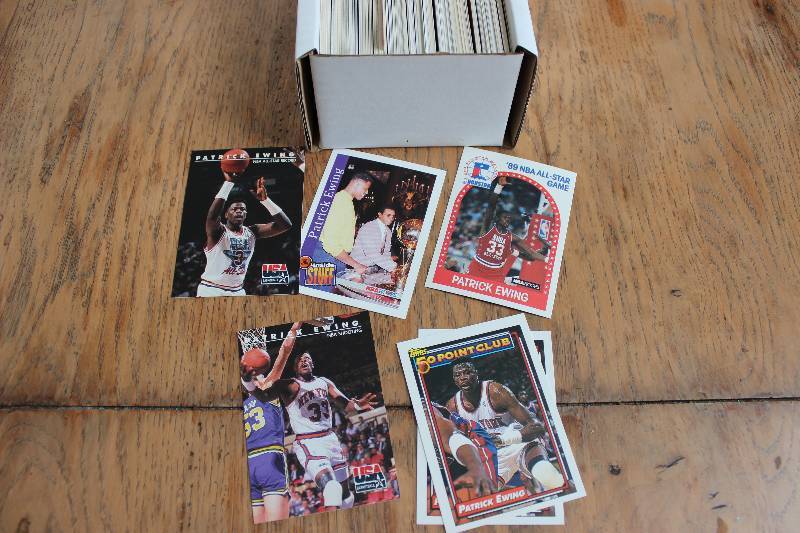 lot 97 image: 200 Patrick Ewing Cards...