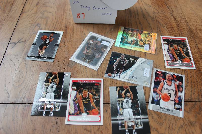lot 87 image: 100 Tony Parker Cards...