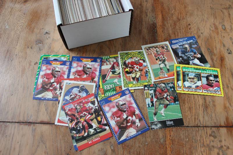 lot 84 image: 270 Roger Craig Cards...