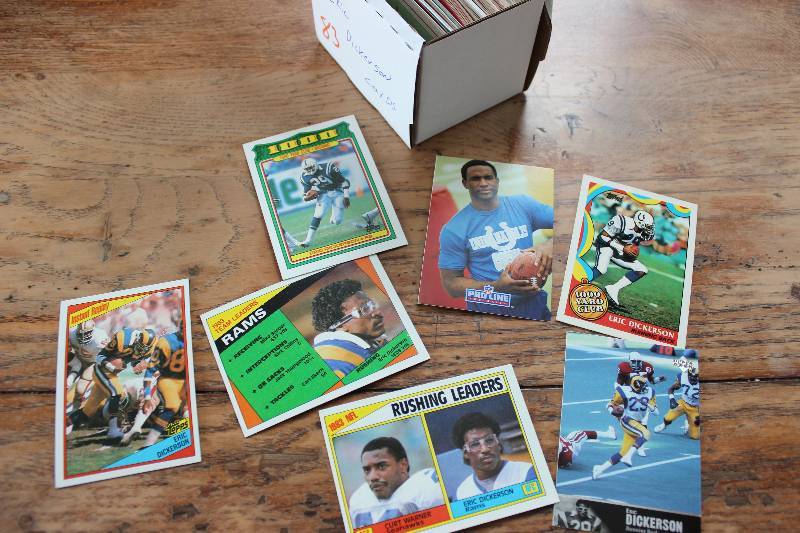 lot 83 image: 100 Eric Dickerson Cards...