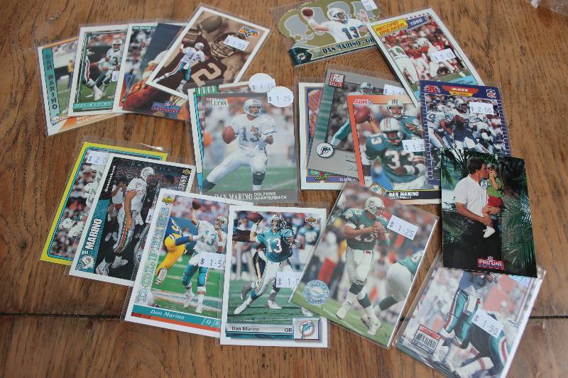 lot 81 image: Dan Marino Cards...