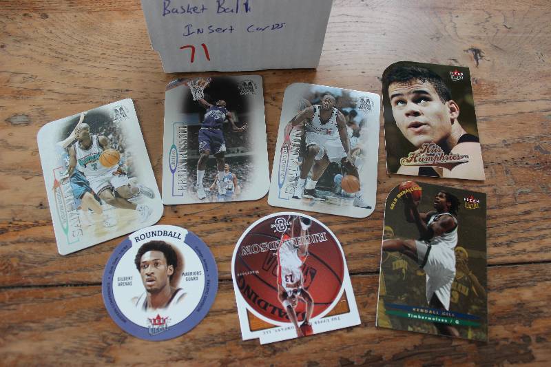 lot 71 image: 100 Basketball Insert Cards...