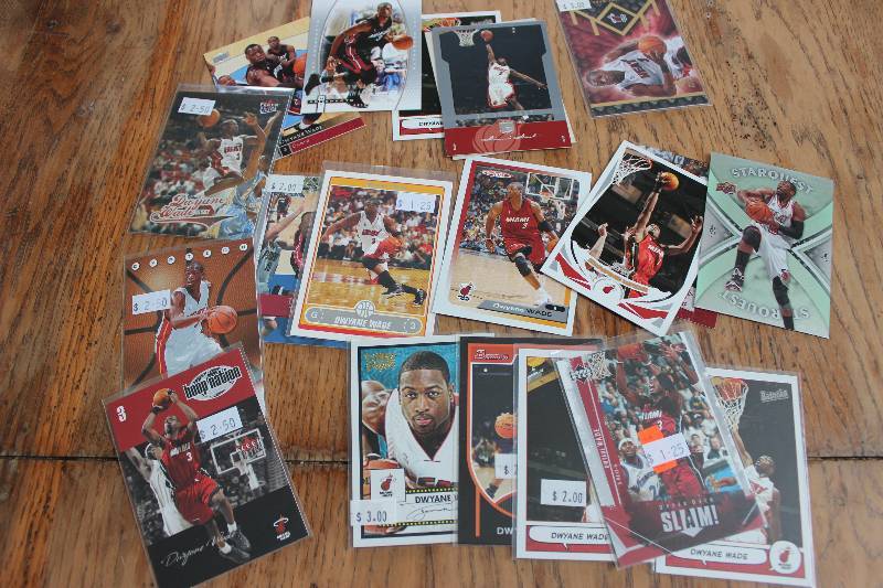lot 70 image: 20 Dwyane Wade Cards...