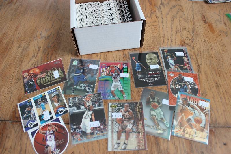 lot 69 image: 200 Stephon Marbury Cards...