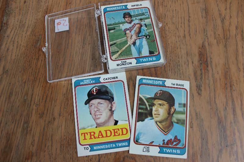 lot 59 image: 1970 Minnesota Twins Cards...