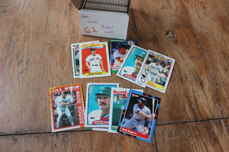 lot 62 image: 200 Wade Boggs Cards...