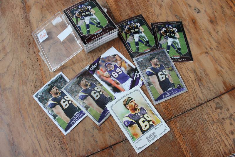 lot 63 image: 42 Jared Allen Cards...