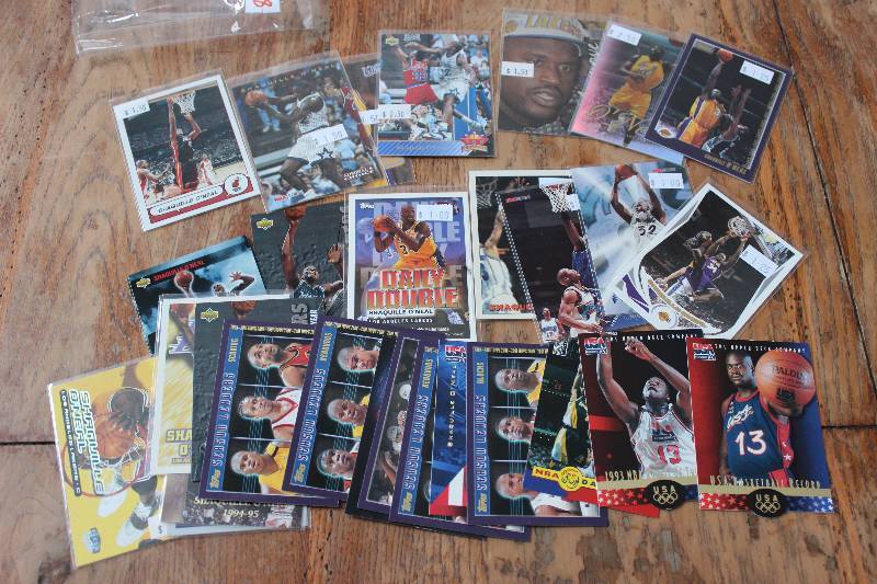 lot 18 image: 30 Shaquille ONeal Cards...