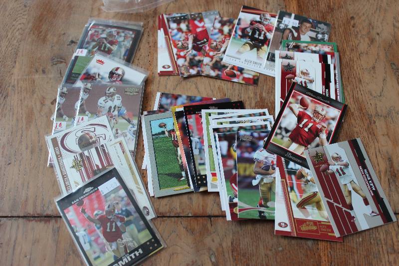 lot 24 image: 42 Alex Smith Cards...